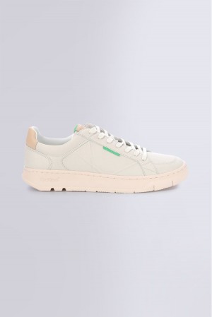 Dámské Tenisky Kickers Kick Tally Sneakers Bas Læder Béžový | 75628-VMBR