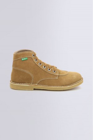 Pánské Boty Kickers Orilegend Perm Low Boots Læder Camel | 39842-EKQA