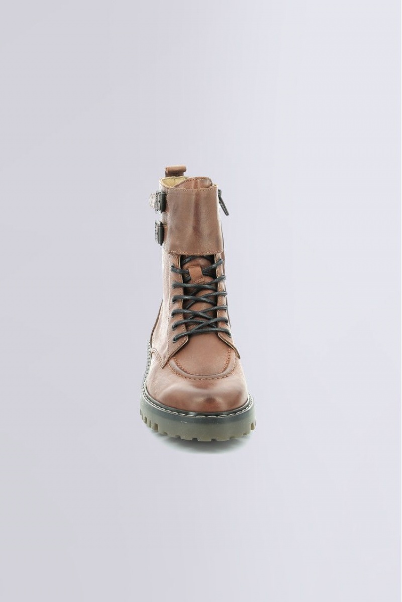 Dámské Boty Kickers Deckranger Low Boots Læder Camel | 78249-AZNR