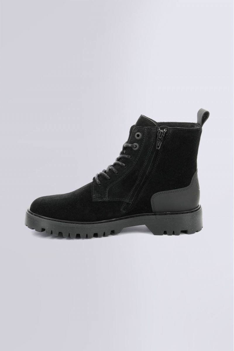 Dámské Boty Kickers Kick Decklock Boots Læder Černé | 14529-JWYQ