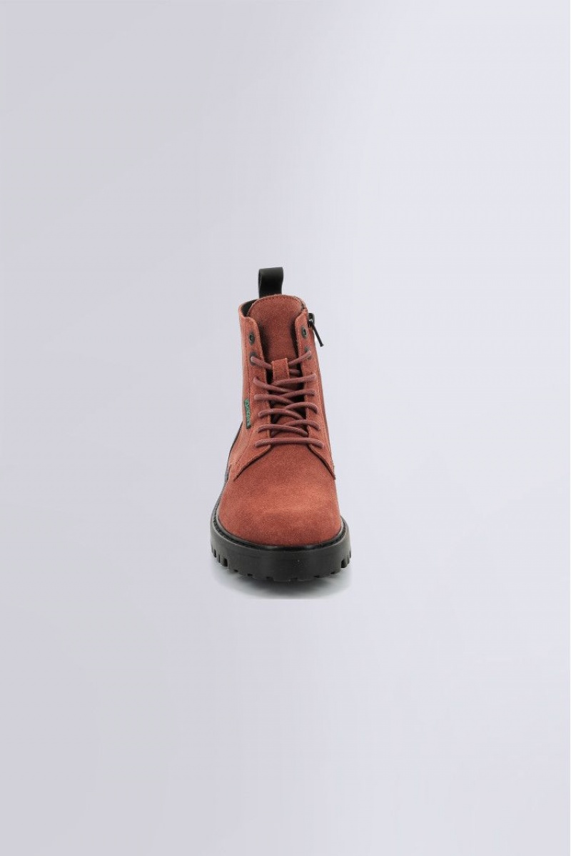 Dámské Boty Kickers Kick Decklock Rust Boots Læder Oranžové | 08932-VMXR