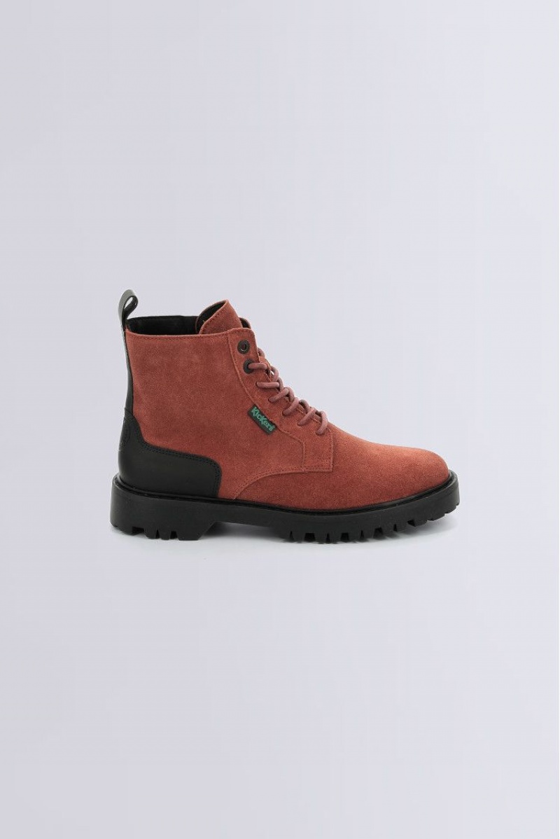 Dámské Boty Kickers Kick Decklock Rust Boots Læder Oranžové | 08932-VMXR