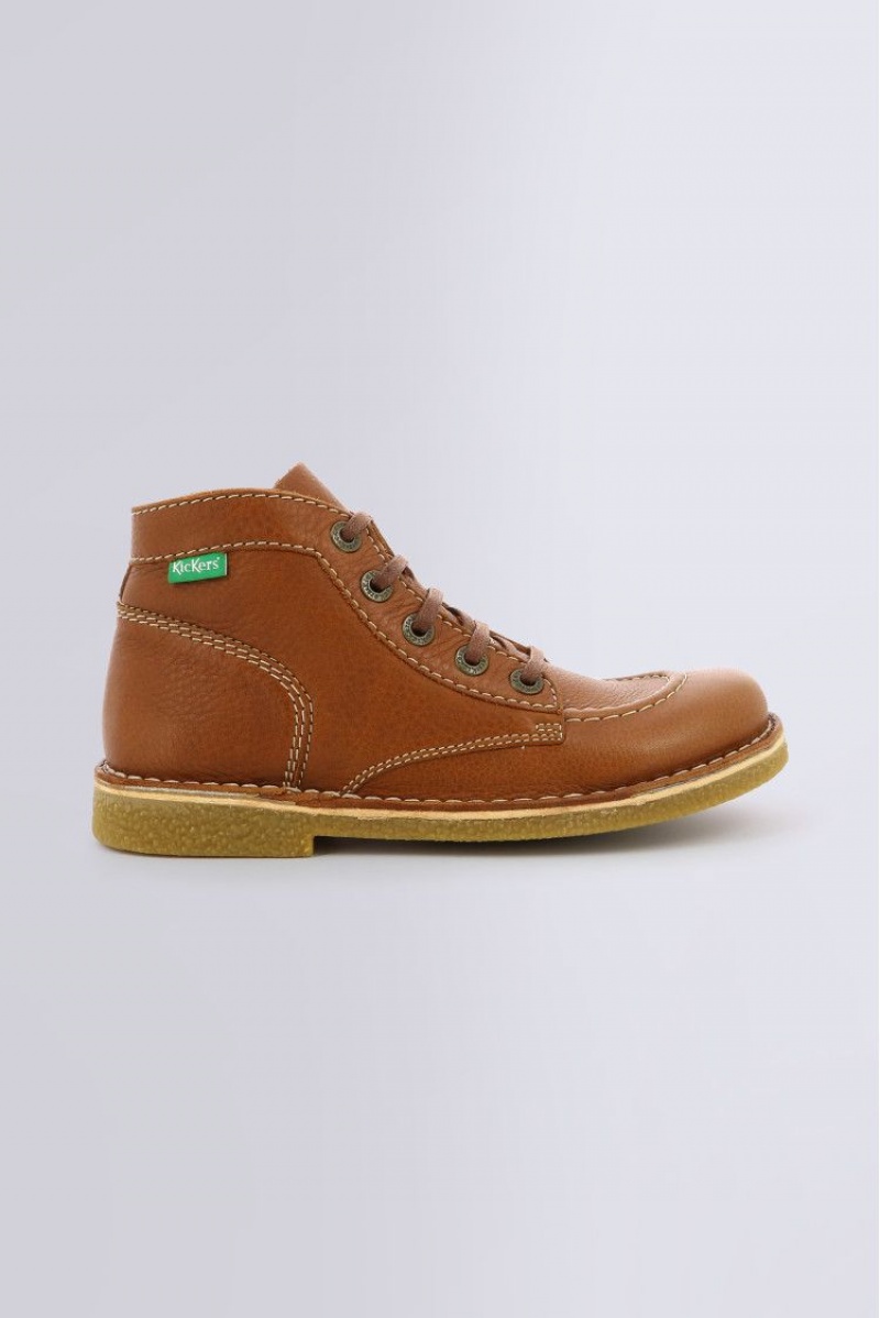 Dámské Boty Kickers Legendiknew Honey Sole Perm Low Boots Læder Camel | 31850-VTMR