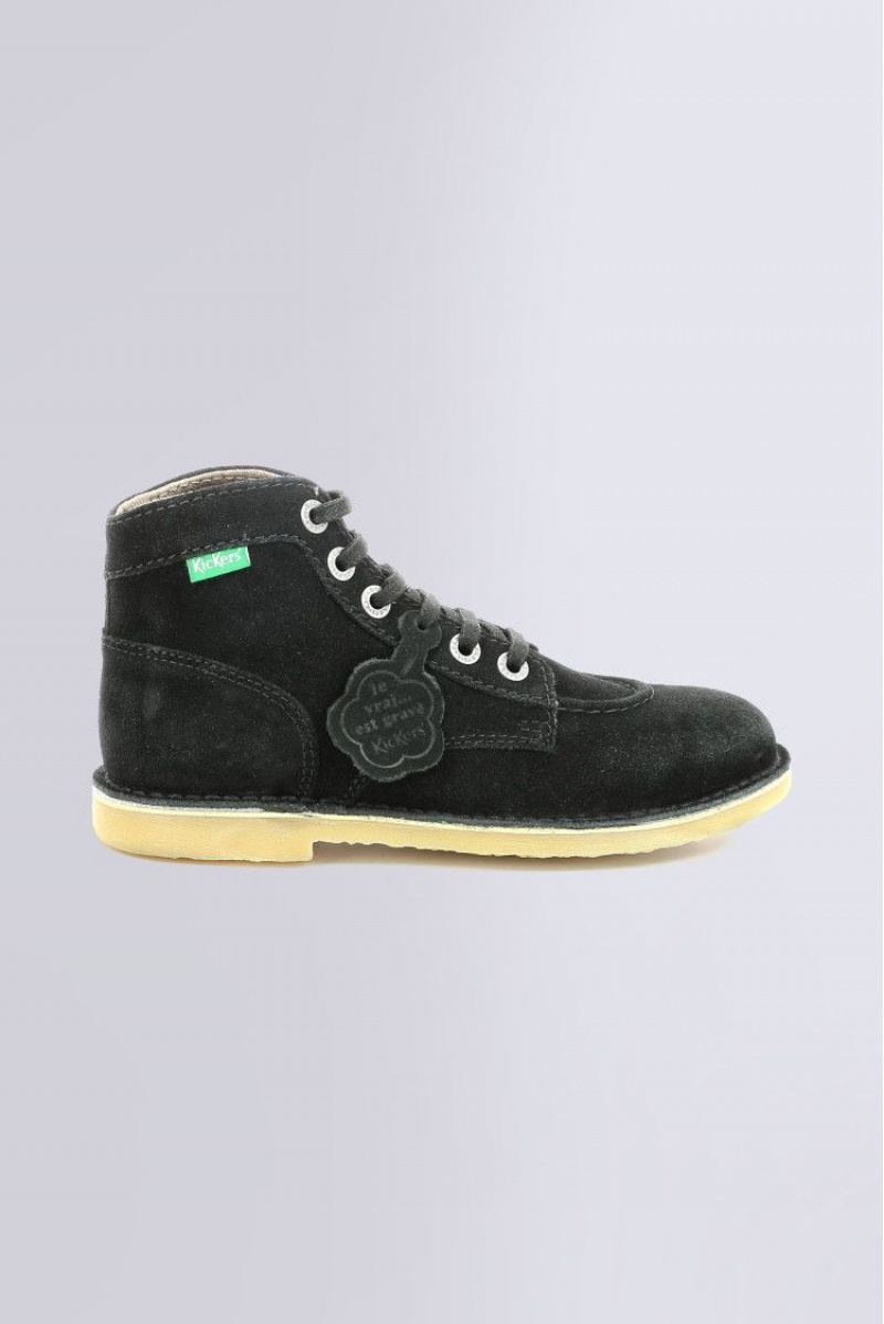 Dámské Boty Kickers Orilegend Perm Low Boots Læder Černé | 74852-VKNQ