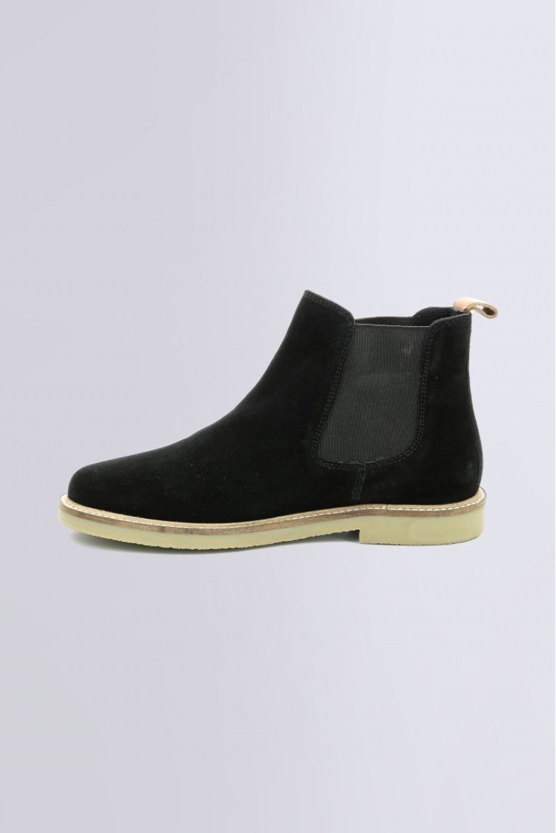 Dámské Boty Kickers Tyga Boots Læder Černé | 75823-CFRB