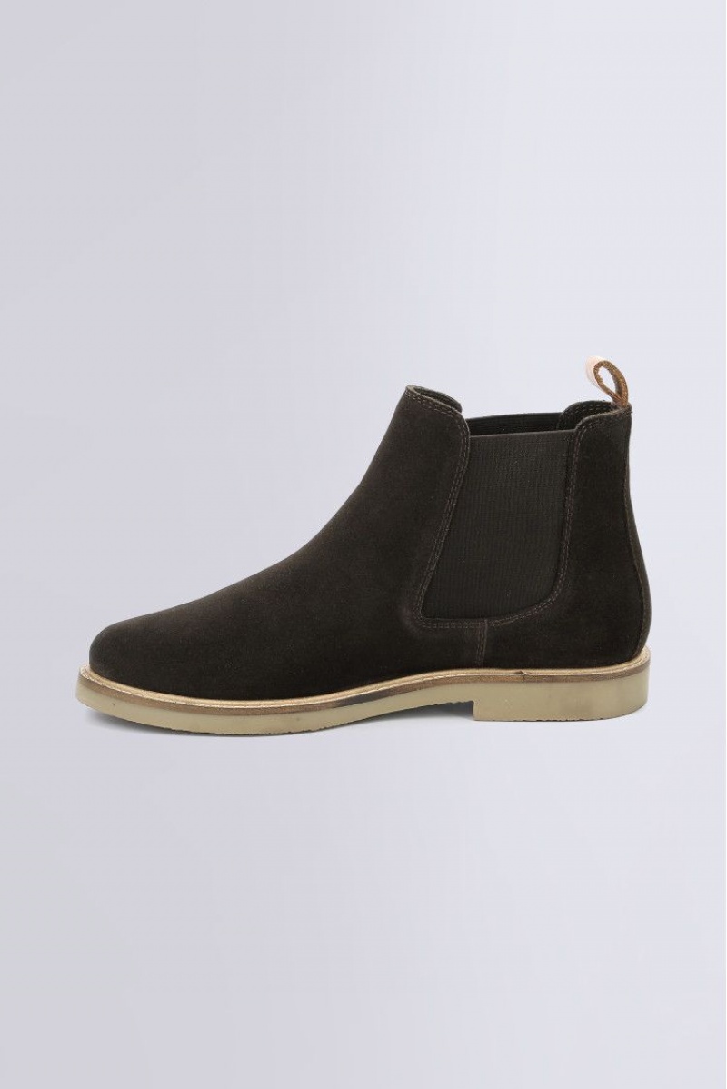 Dámské Boty Kickers Tyga Dark Boots Læder Hnědé | 31429-ZXUO