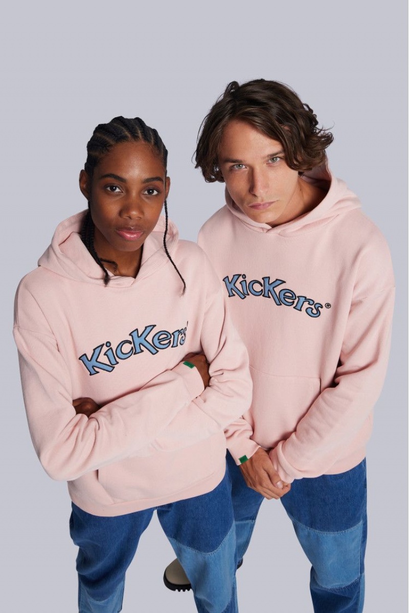 Dámské Mikina Kickers Hoodie Sweat Bavlněné Růžové | 28756-NCPS