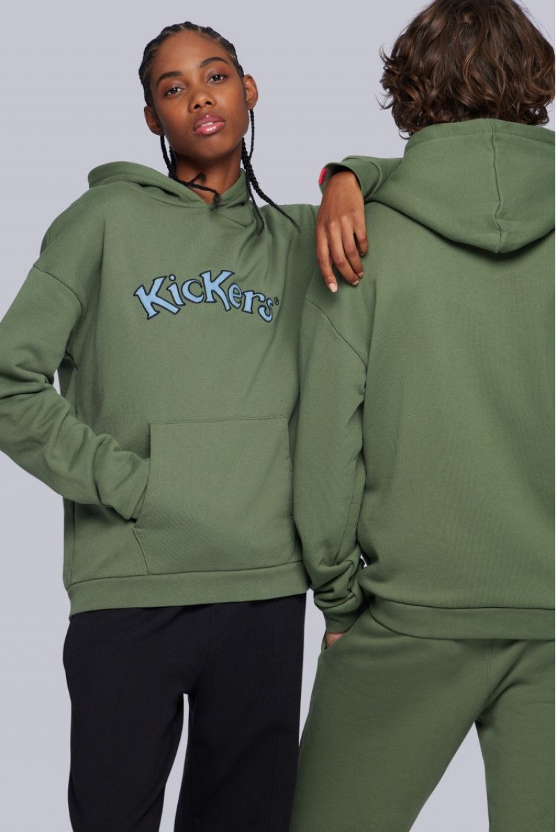 Dámské Mikina Kickers Hoodie Sweat Coton Biologique Hnědožlutý | 59082-FABD