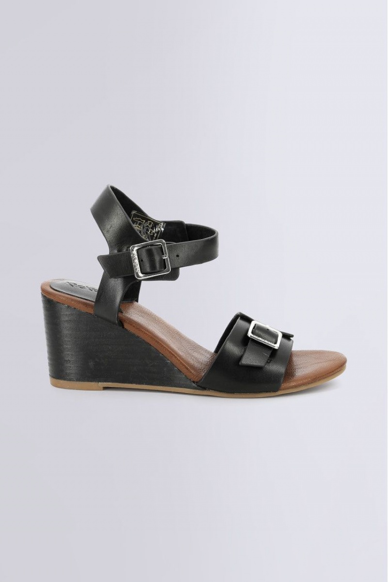 Dámské Sandály Kickers Kick Vodou Sandal Læder Černé | 69124-REBJ