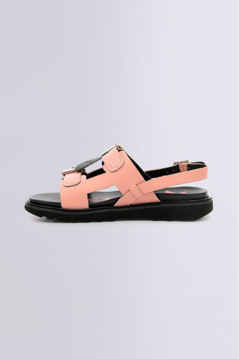 Dámské Sandály Kickers Neosummer Light Sandal Læder Béžový | 70324-MYIS