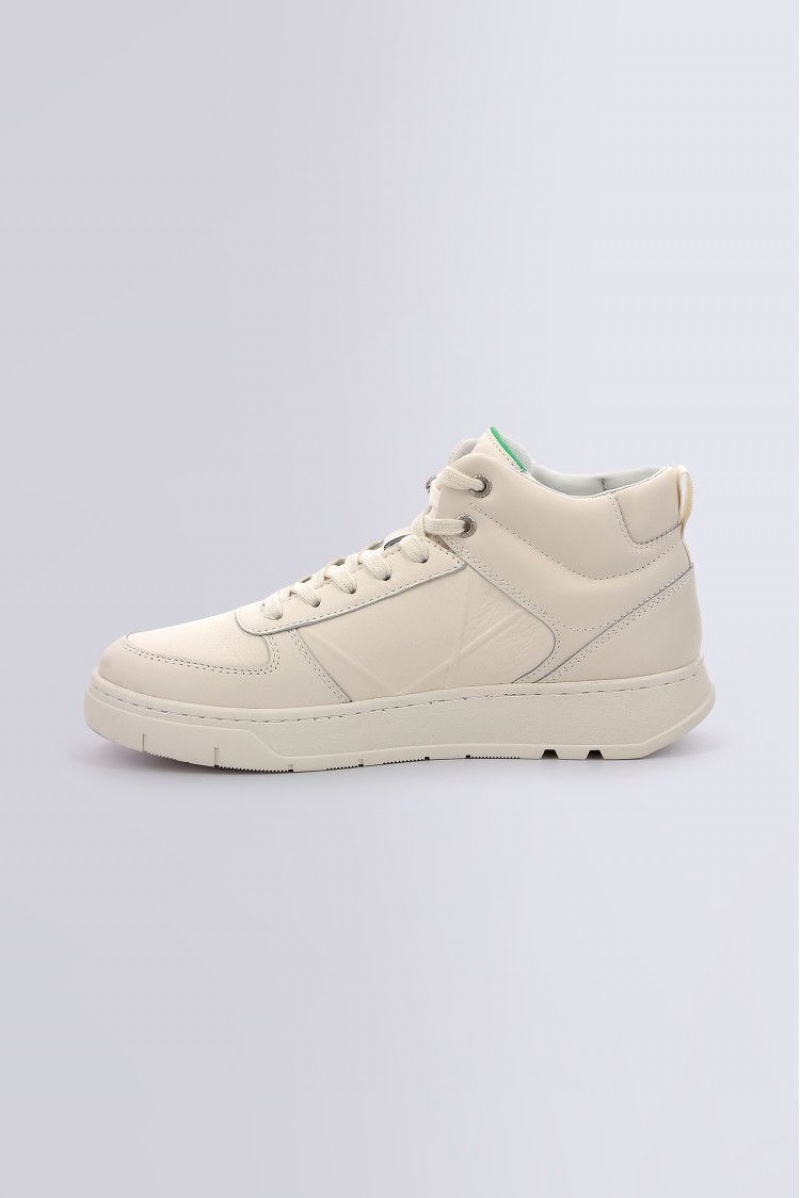 Dámské Tenisky Kickers Kick Allure Sneakers Haut Læder Bílé | 45960-IQWX