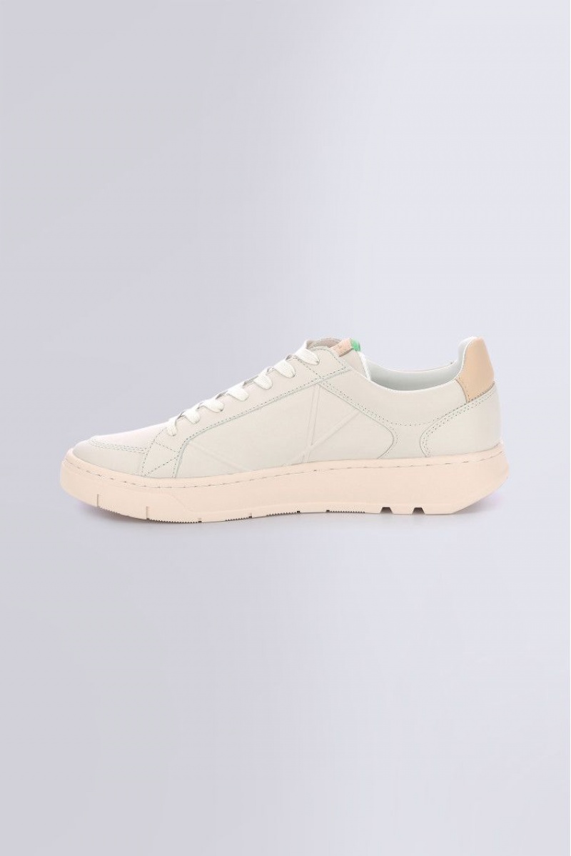 Dámské Tenisky Kickers Kick Tally Sneakers Bas Læder Béžový | 75628-VMBR