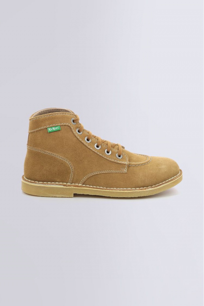 Pánské Boty Kickers Orilegend Perm Low Boots Læder Camel | 39842-EKQA