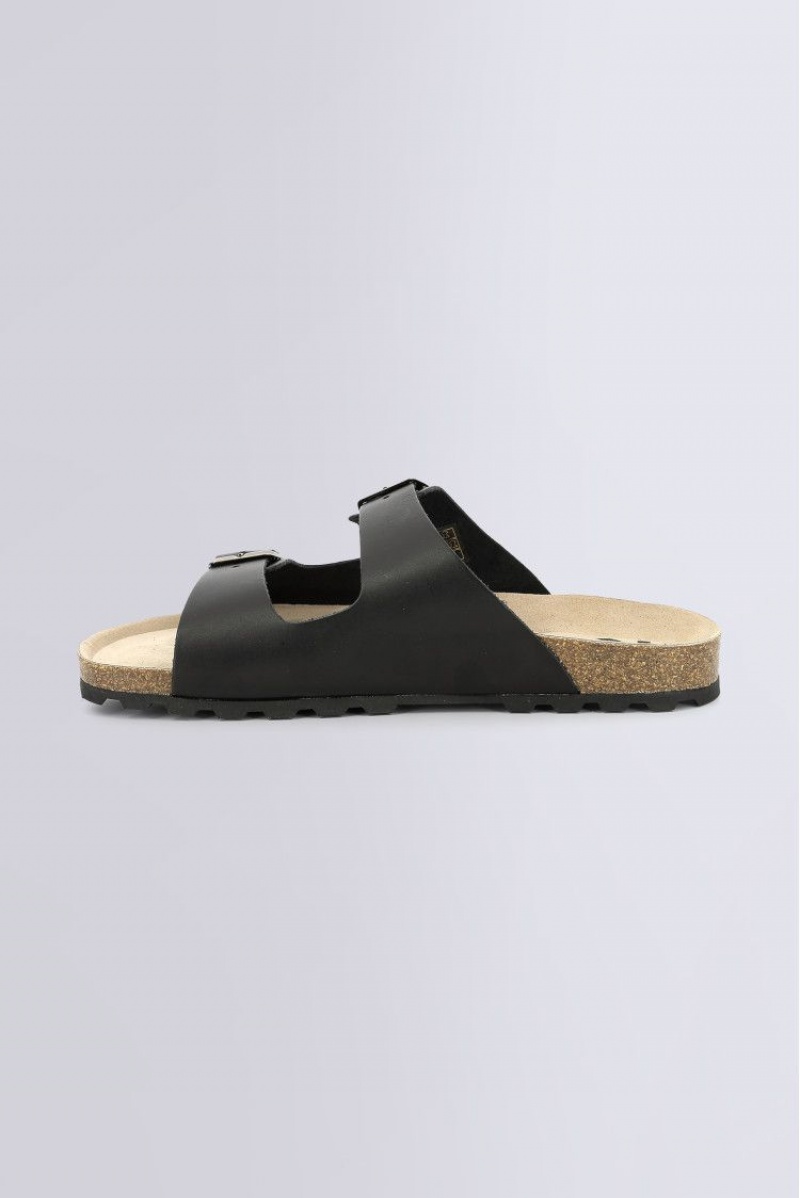 Pánské Sandály Kickers Kick Elk Sandal Læder Černé | 30849-WBZG